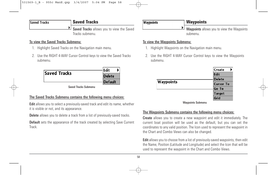 Humminbird 955C User Manual | Page 64 / 96