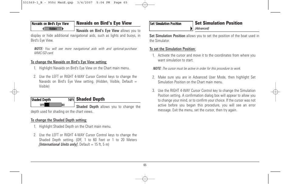 Humminbird 955C User Manual | Page 71 / 96