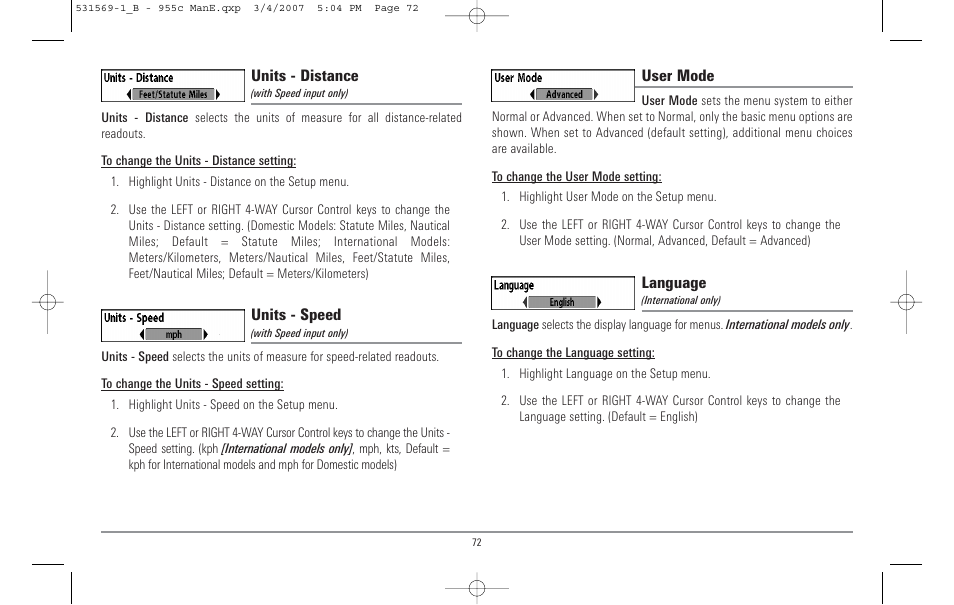 Humminbird 955C User Manual | Page 78 / 96