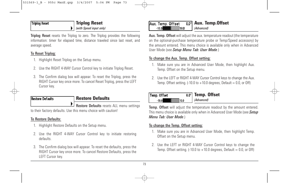 Humminbird 955C User Manual | Page 79 / 96