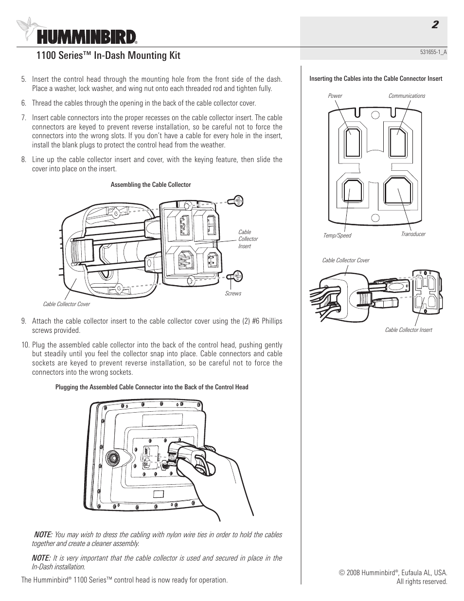 Humminbird 531655-1_A User Manual | Page 2 / 4