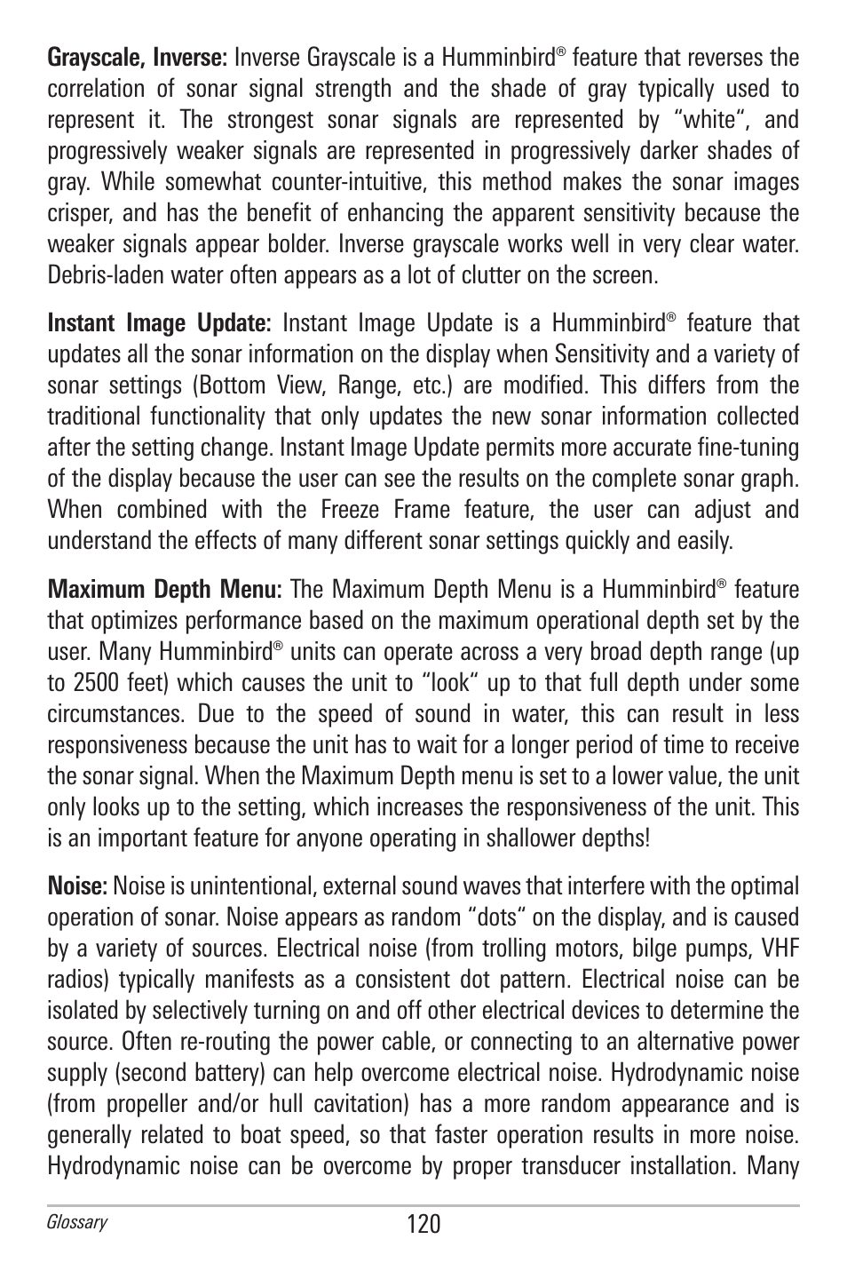 Humminbird 597ci User Manual | Page 130 / 143