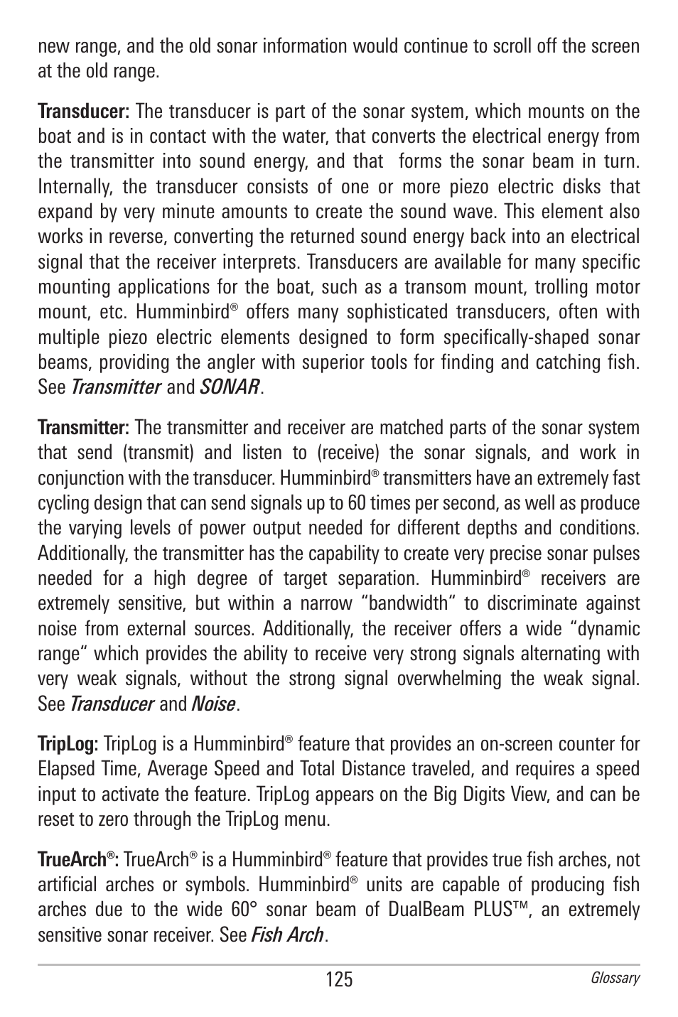 Humminbird 597ci User Manual | Page 135 / 143