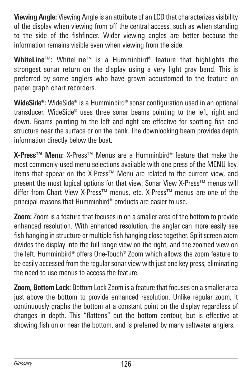 Humminbird 597ci User Manual | Page 136 / 143