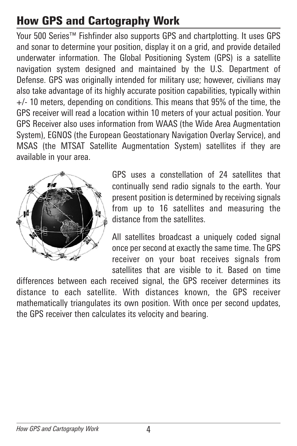 How gps and cartography work | Humminbird 597ci User Manual | Page 14 / 143