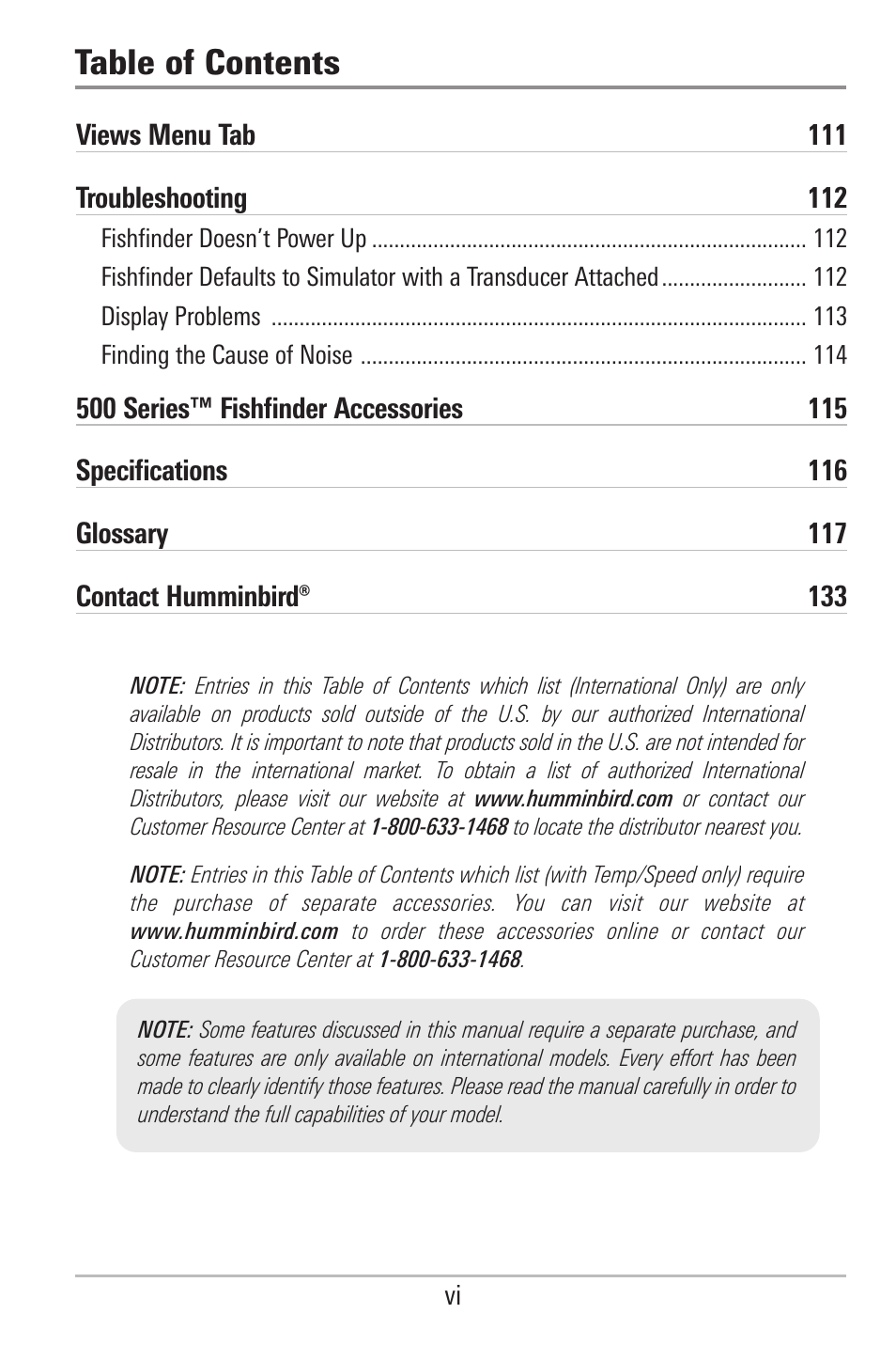 Humminbird 597ci User Manual | Page 9 / 143