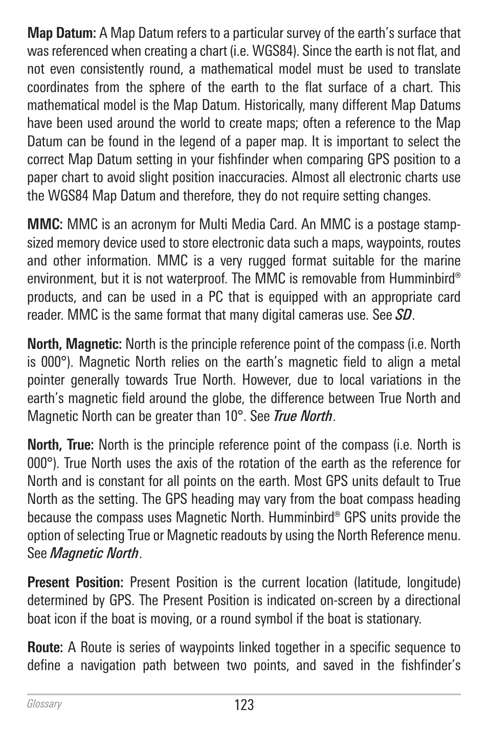 Humminbird 700 SERIES 786CI User Manual | Page 132 / 138