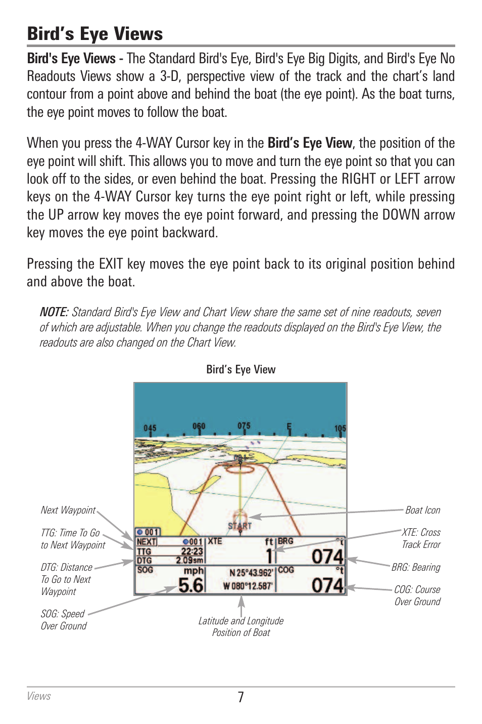 Bird’s eye views | Humminbird 700 SERIES 786CI User Manual | Page 16 / 138