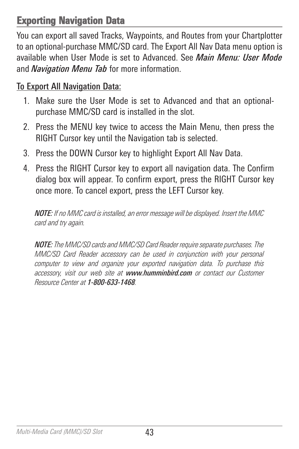 Humminbird 700 SERIES 786CI User Manual | Page 52 / 138