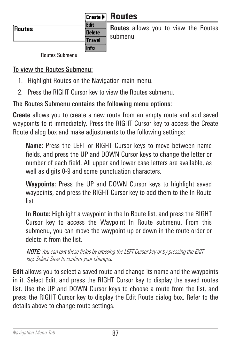 Routes | Humminbird 700 SERIES 786CI User Manual | Page 96 / 138