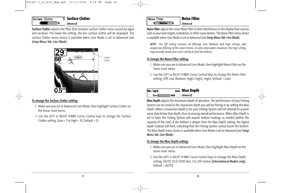 Humminbird 343c User Manual | Page 22 / 36
