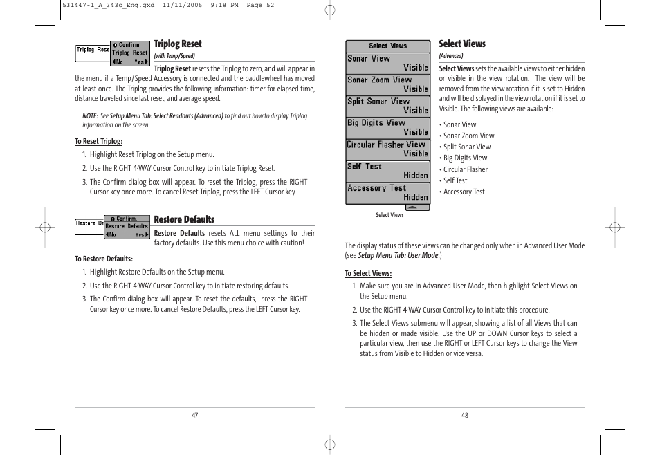 Humminbird 343c User Manual | Page 27 / 36