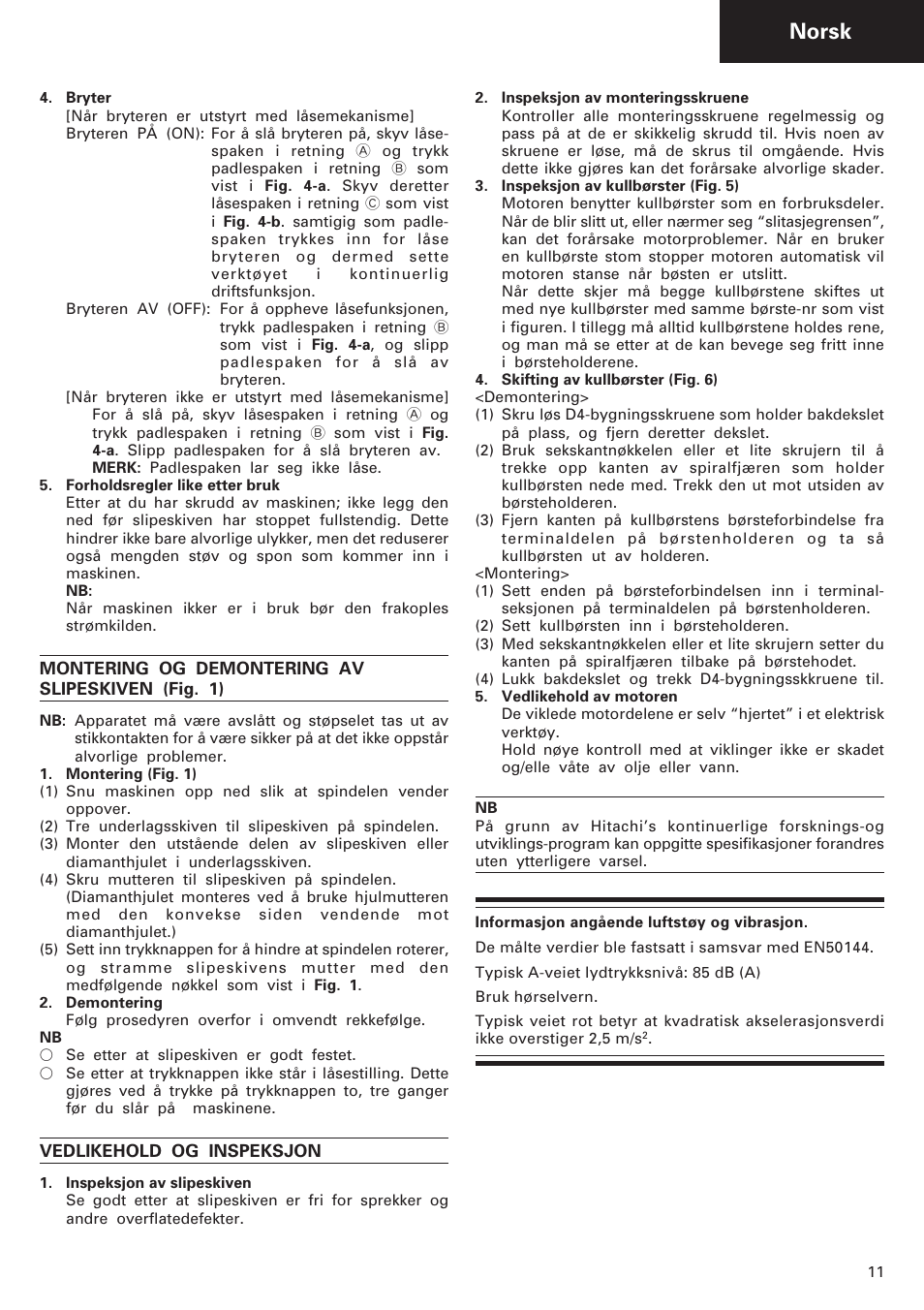 Norsk | Humminbird G 12SE User Manual | Page 12 / 22