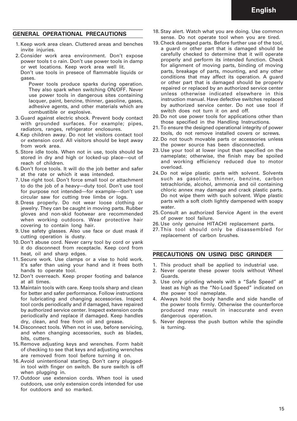 English | Humminbird G 12SE User Manual | Page 16 / 22