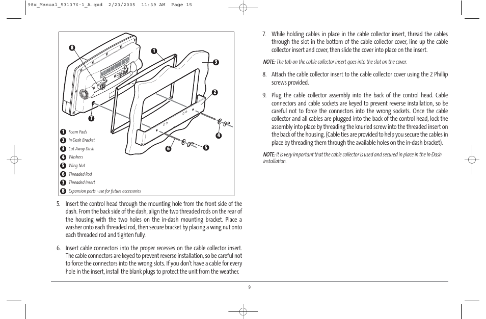 Humminbird ] 981 User Manual | Page 15 / 95