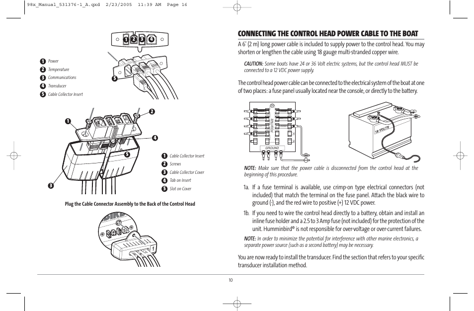 Humminbird ] 981 User Manual | Page 16 / 95