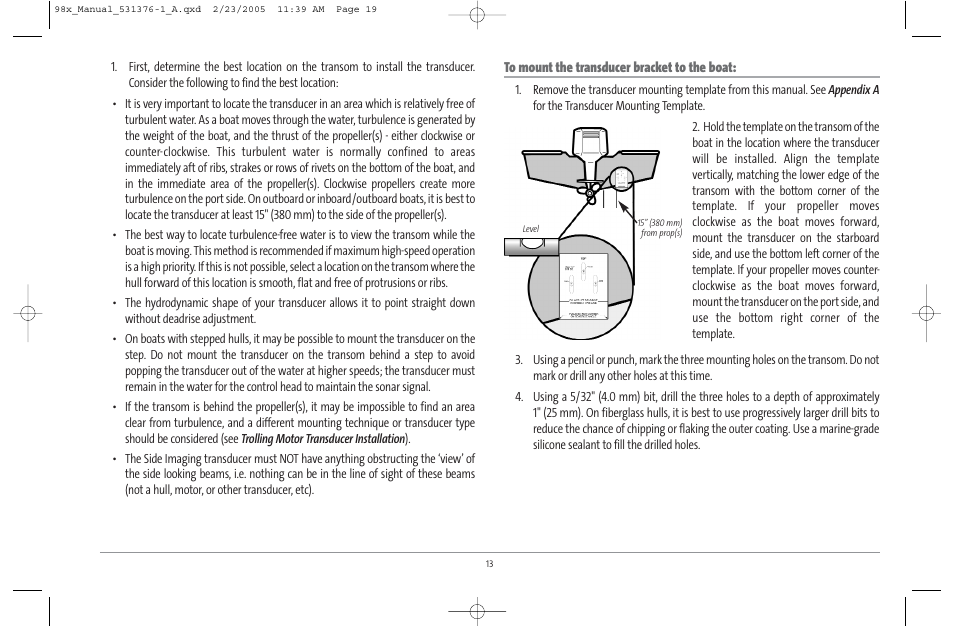 Humminbird ] 981 User Manual | Page 19 / 95