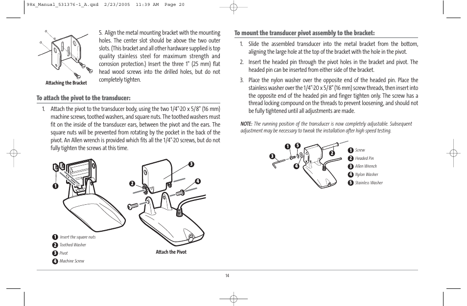 Humminbird ] 981 User Manual | Page 20 / 95