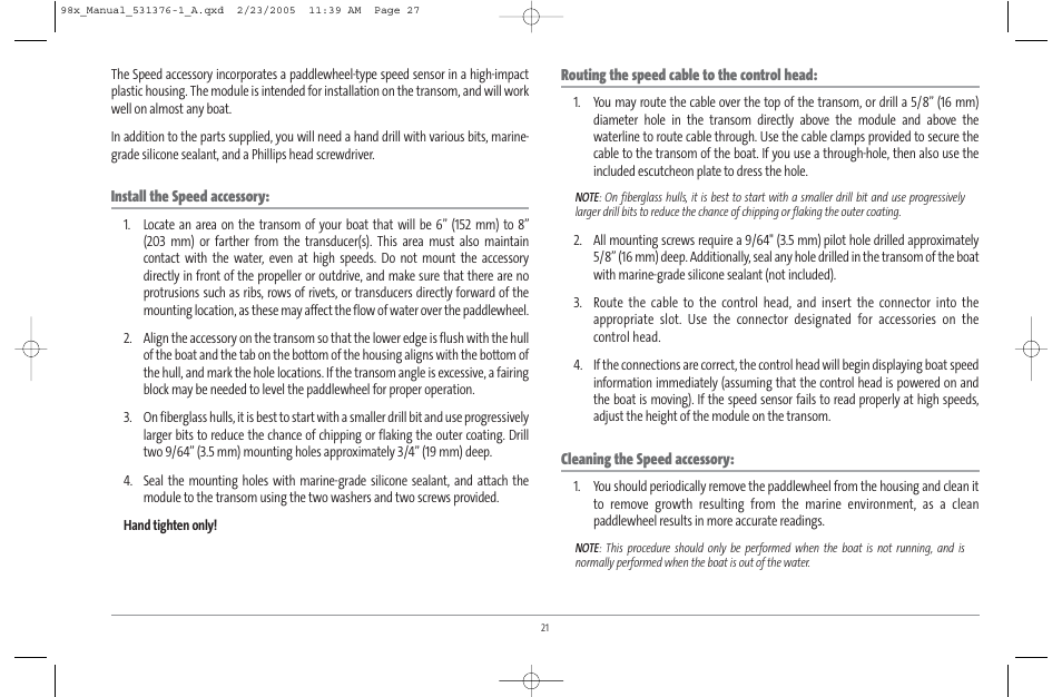Humminbird ] 981 User Manual | Page 27 / 95