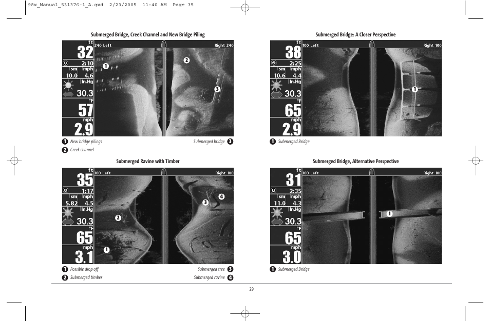 Humminbird ] 981 User Manual | Page 35 / 95