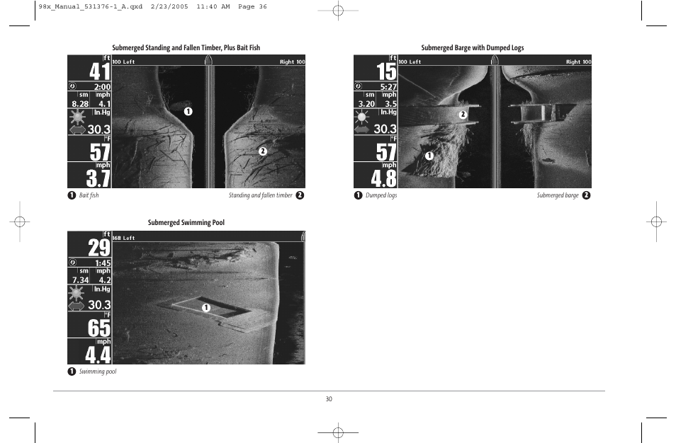 Humminbird ] 981 User Manual | Page 36 / 95