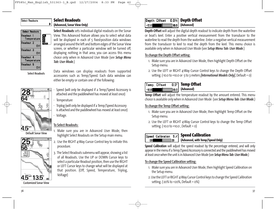 Humminbird 585C User Manual | Page 22 / 25