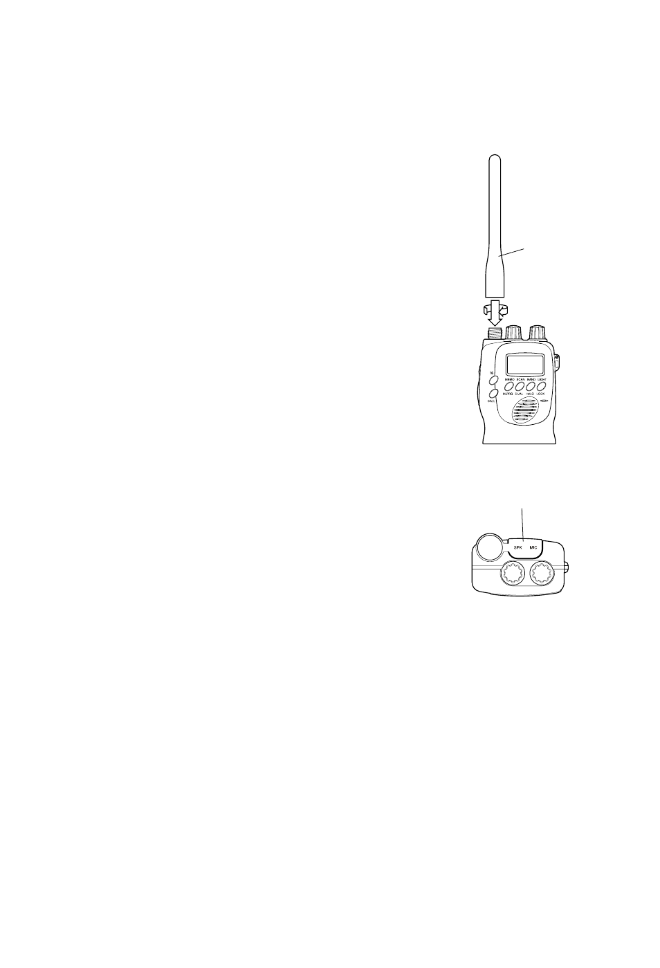 Assembling the radio | Humminbird VHF5 User Manual | Page 4 / 16
