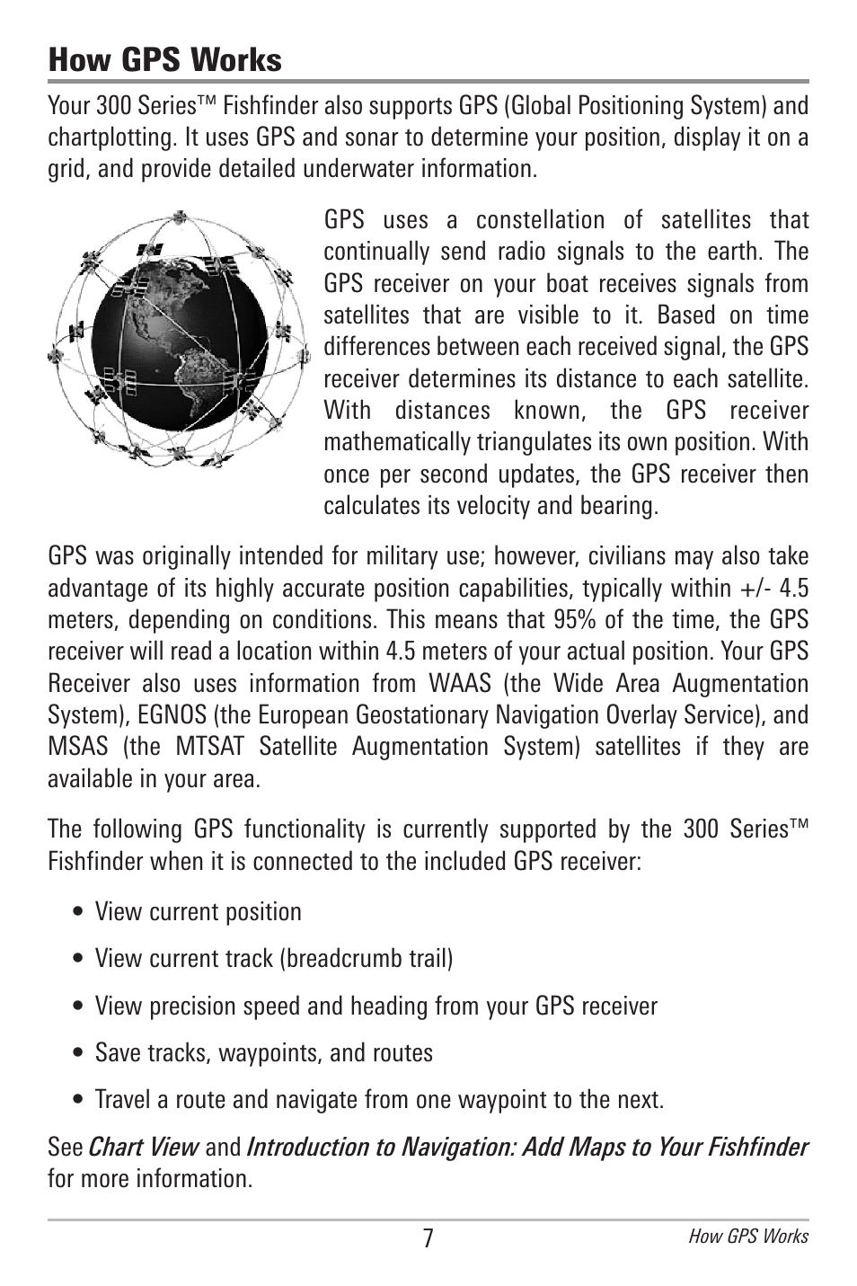 How gps works | Humminbird 385ci User Manual | Page 19 / 158