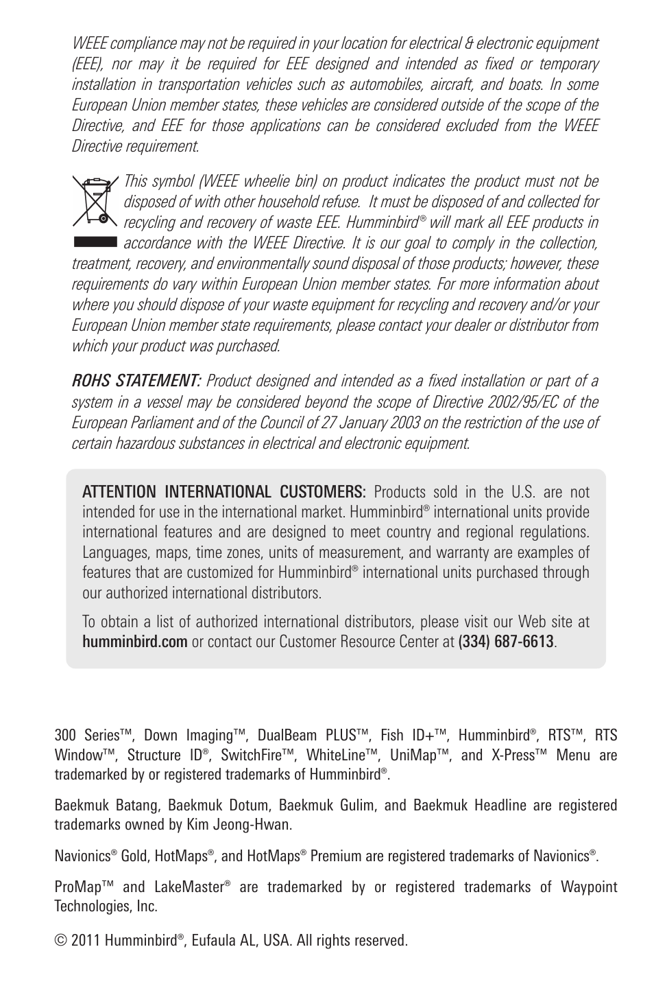 Humminbird 385ci User Manual | Page 3 / 158