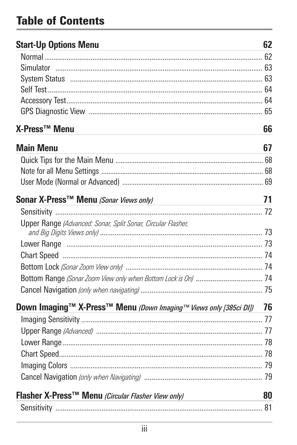 Humminbird 385ci User Manual | Page 6 / 158