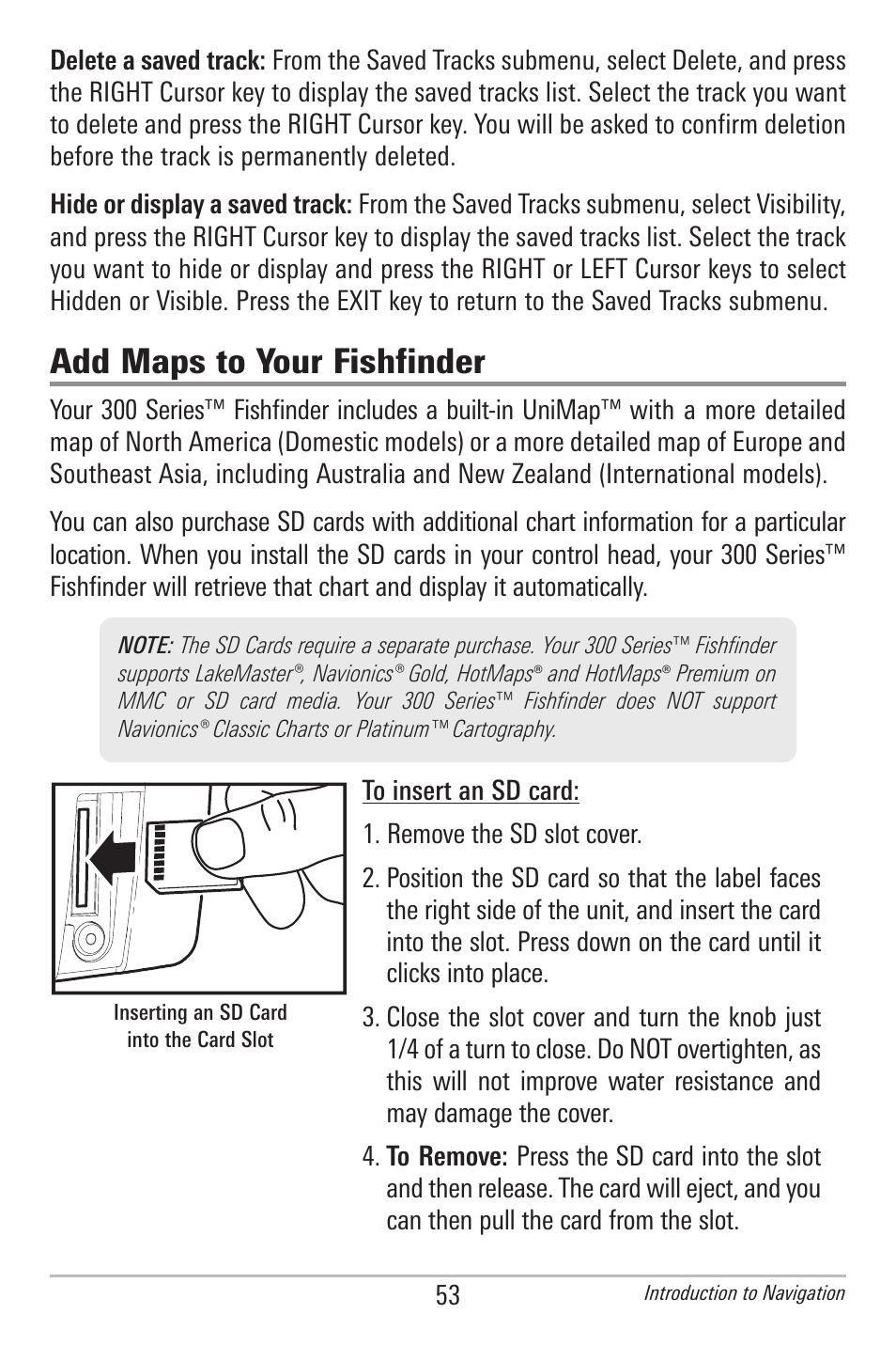 Add maps to your fishfinder | Humminbird 385ci User Manual | Page 65 / 158