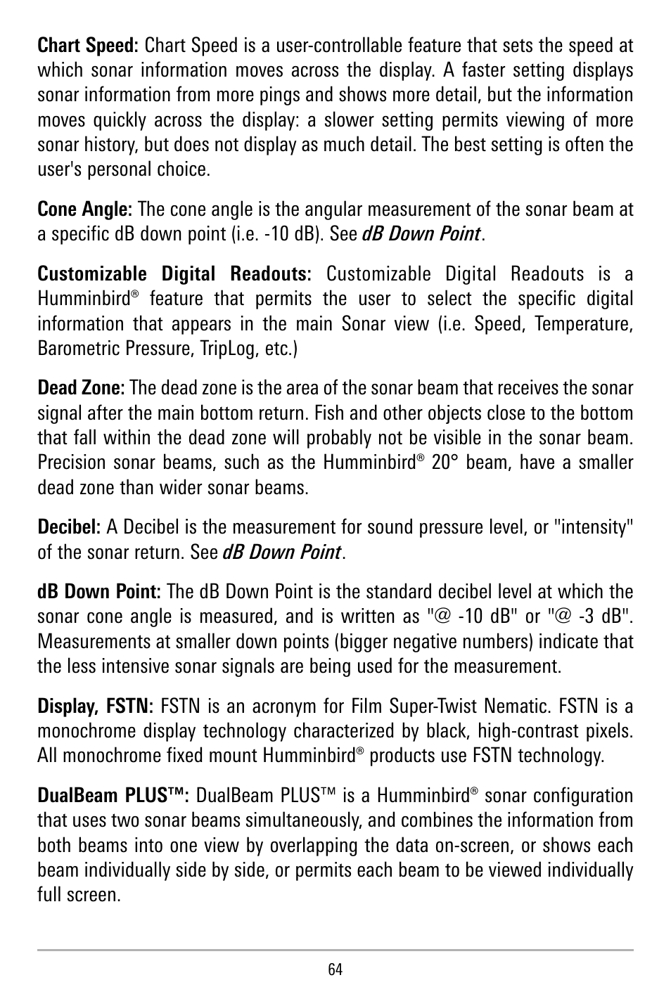 Humminbird 515 User Manual | Page 69 / 86