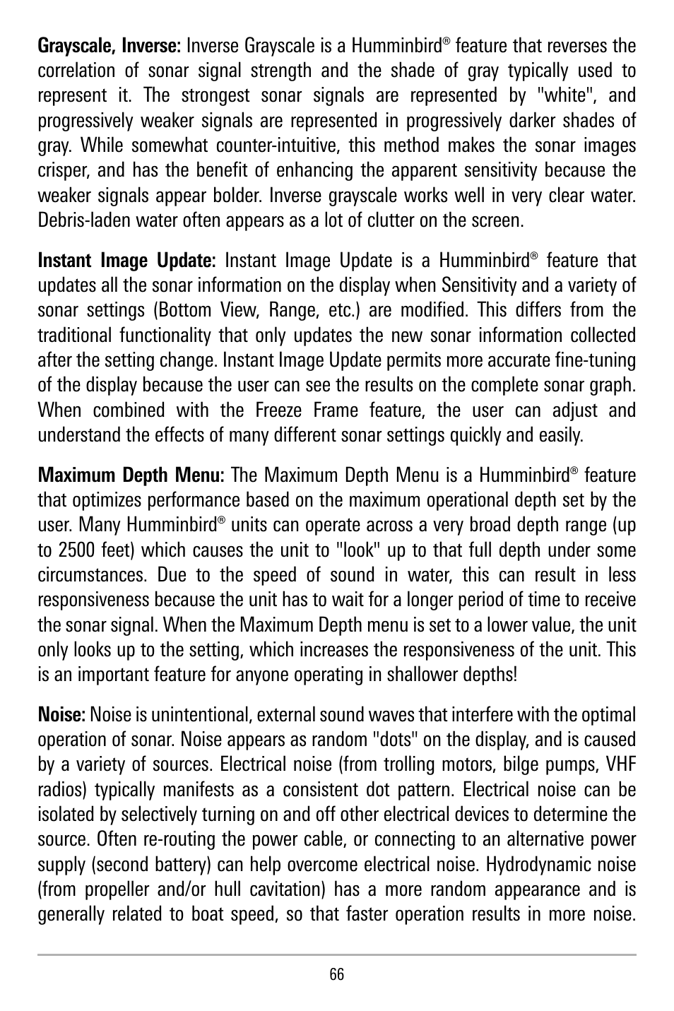 Humminbird 515 User Manual | Page 71 / 86