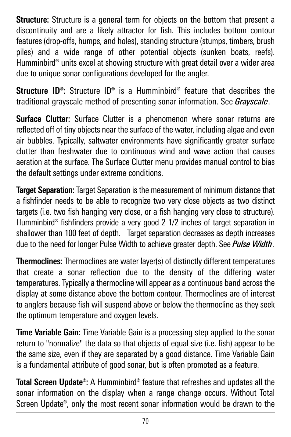 Humminbird 515 User Manual | Page 75 / 86