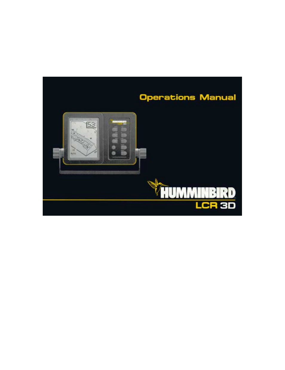 Humminbird LCR 3D User Manual | 27 pages