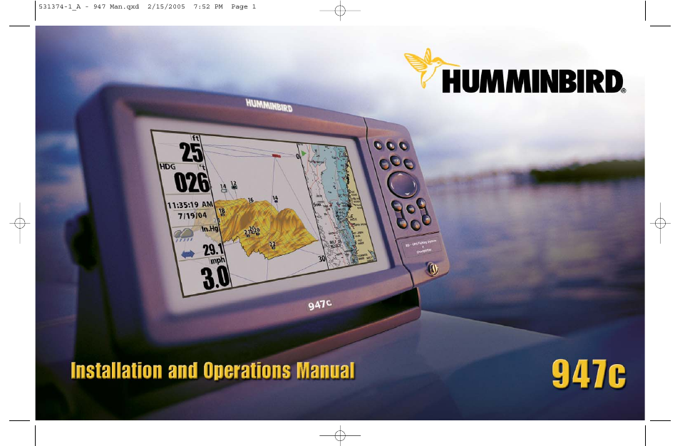 Humminbird 947C User Manual | 91 pages