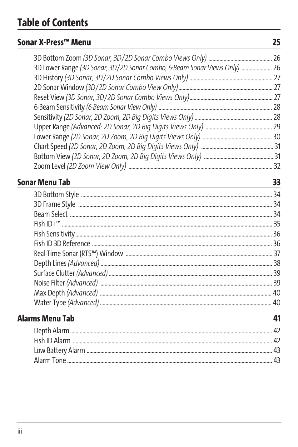 Humminbird 531338-1_C User Manual | Page 4 / 66