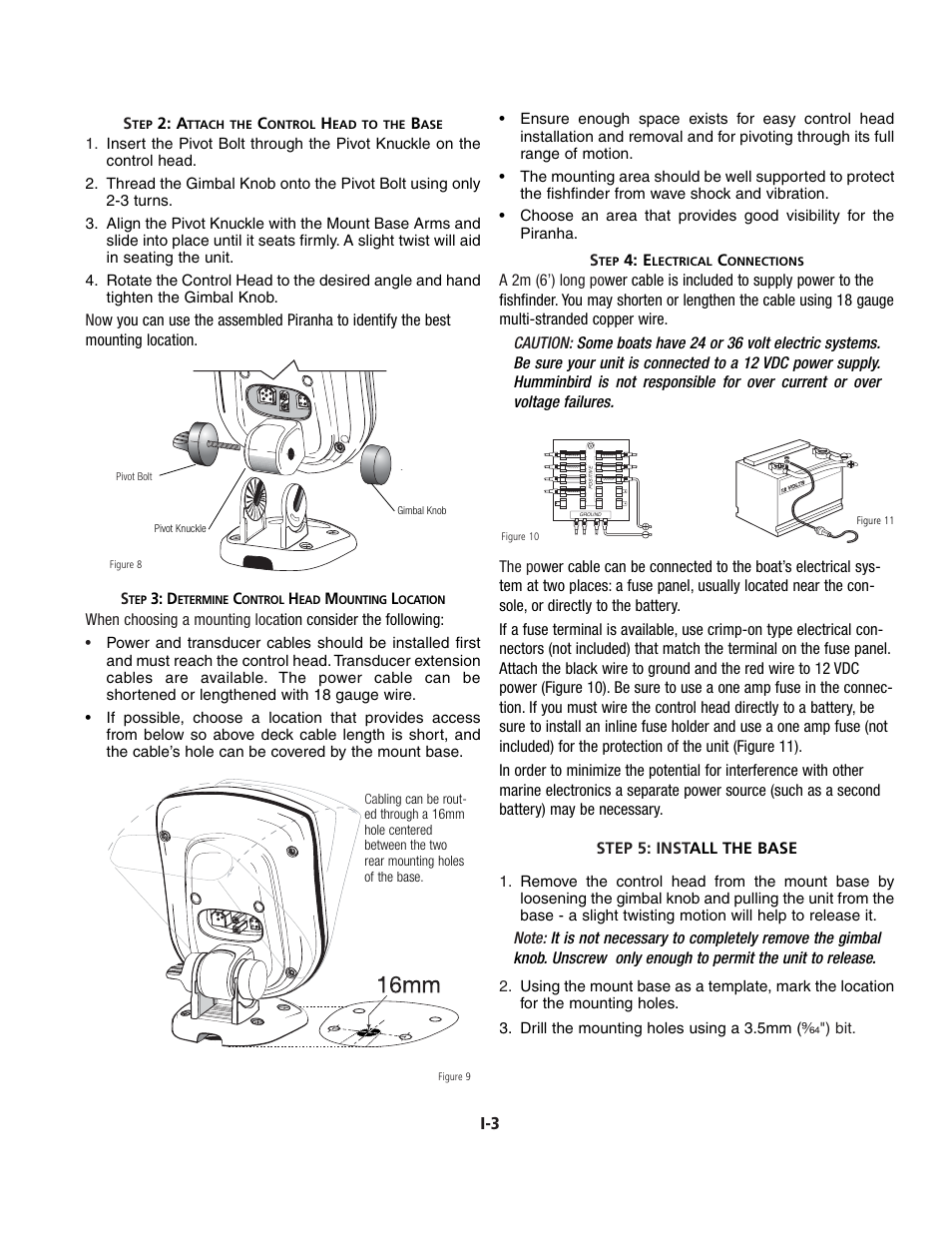 Humminbird Piranha 1 User Manual | Page 3 / 5