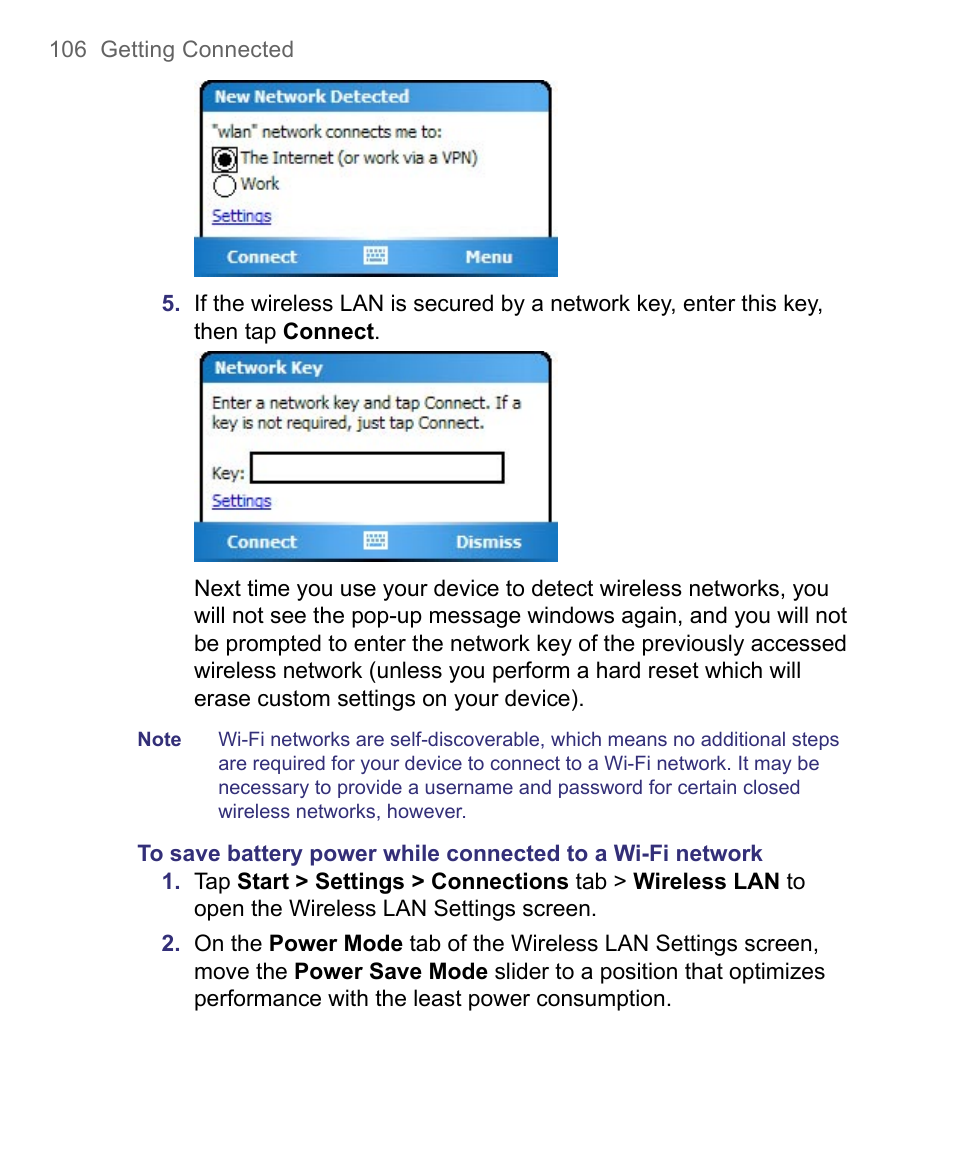 HTC 8500 User Manual | Page 106 / 212