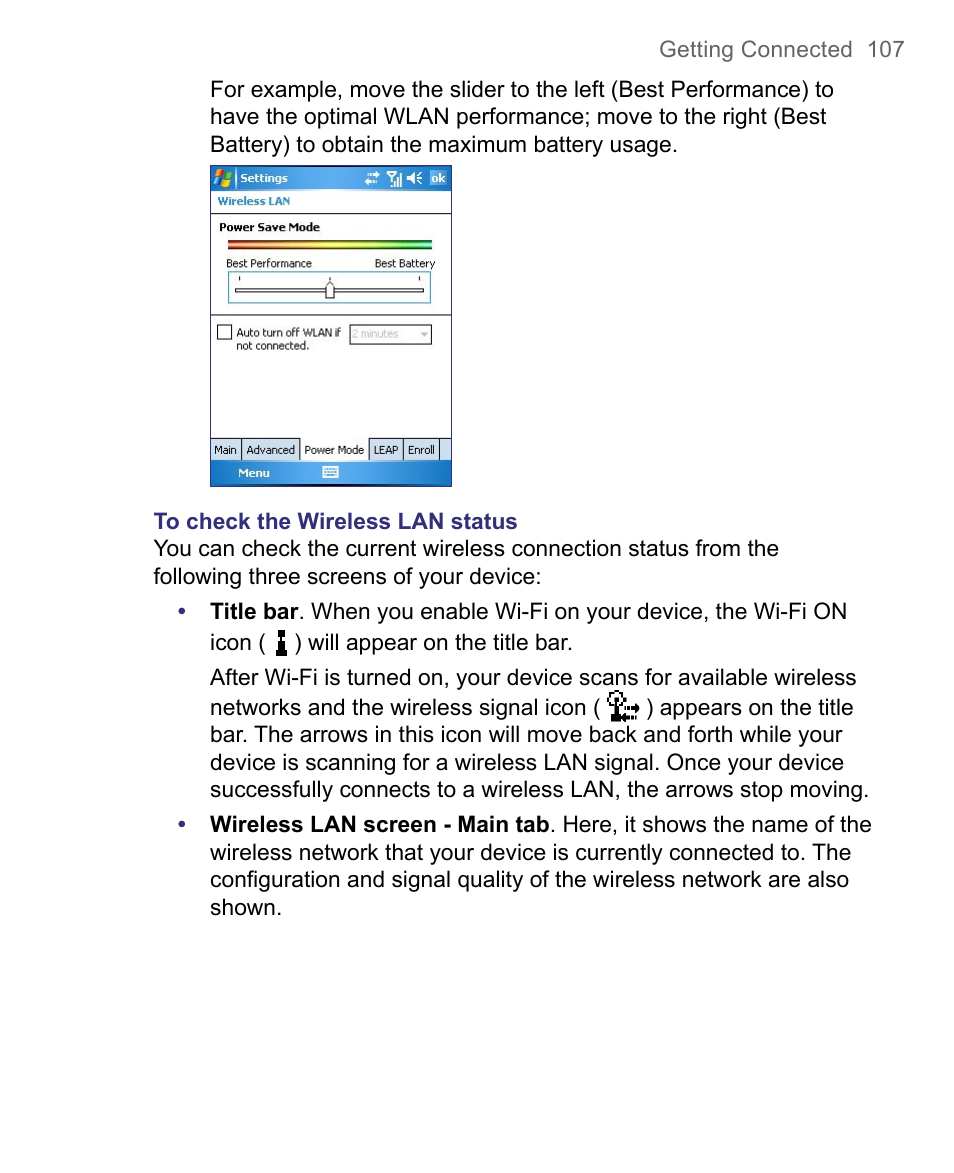 HTC 8500 User Manual | Page 107 / 212