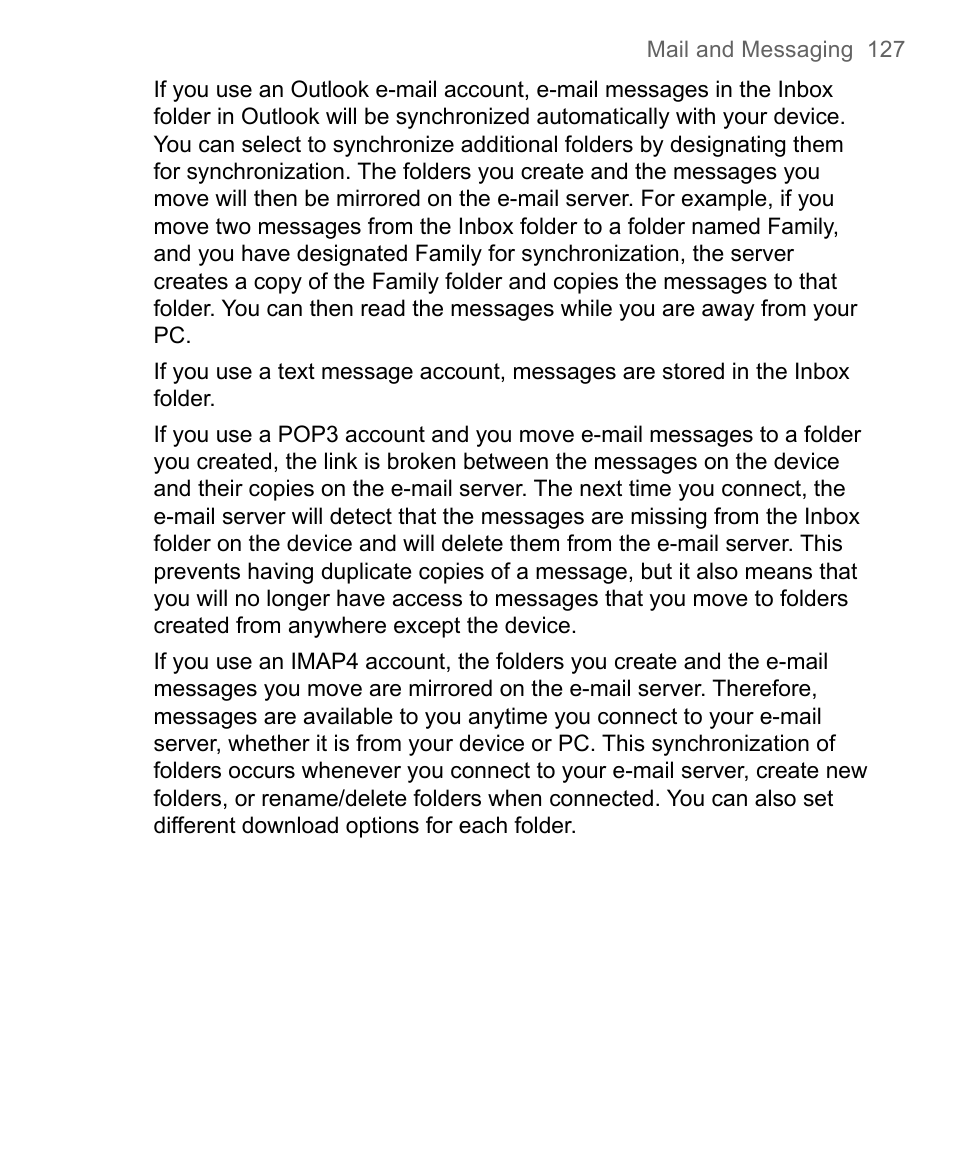 HTC 8500 User Manual | Page 127 / 212
