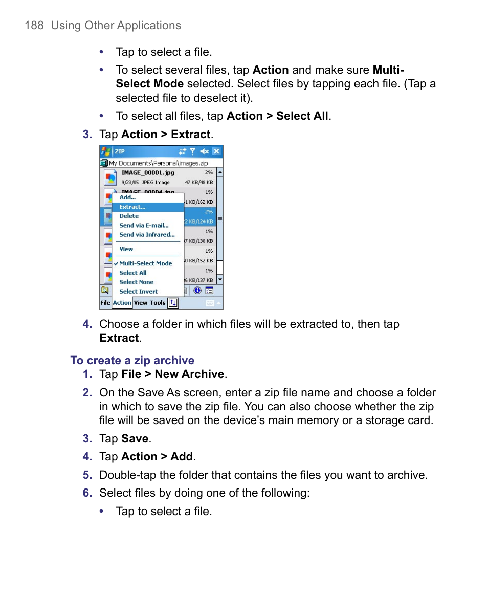 HTC 8500 User Manual | Page 188 / 212