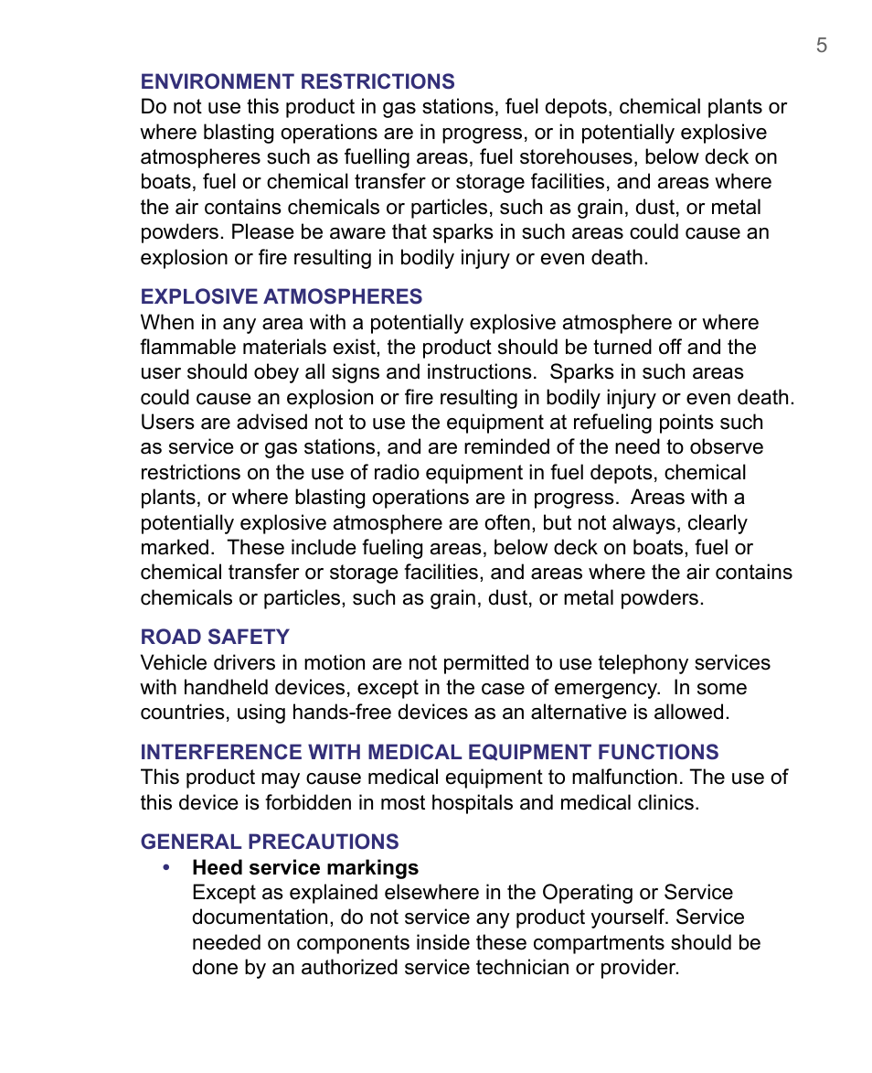 HTC 8500 User Manual | Page 5 / 212
