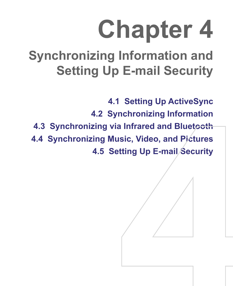 Chapter 4 | HTC 8500 User Manual | Page 55 / 212