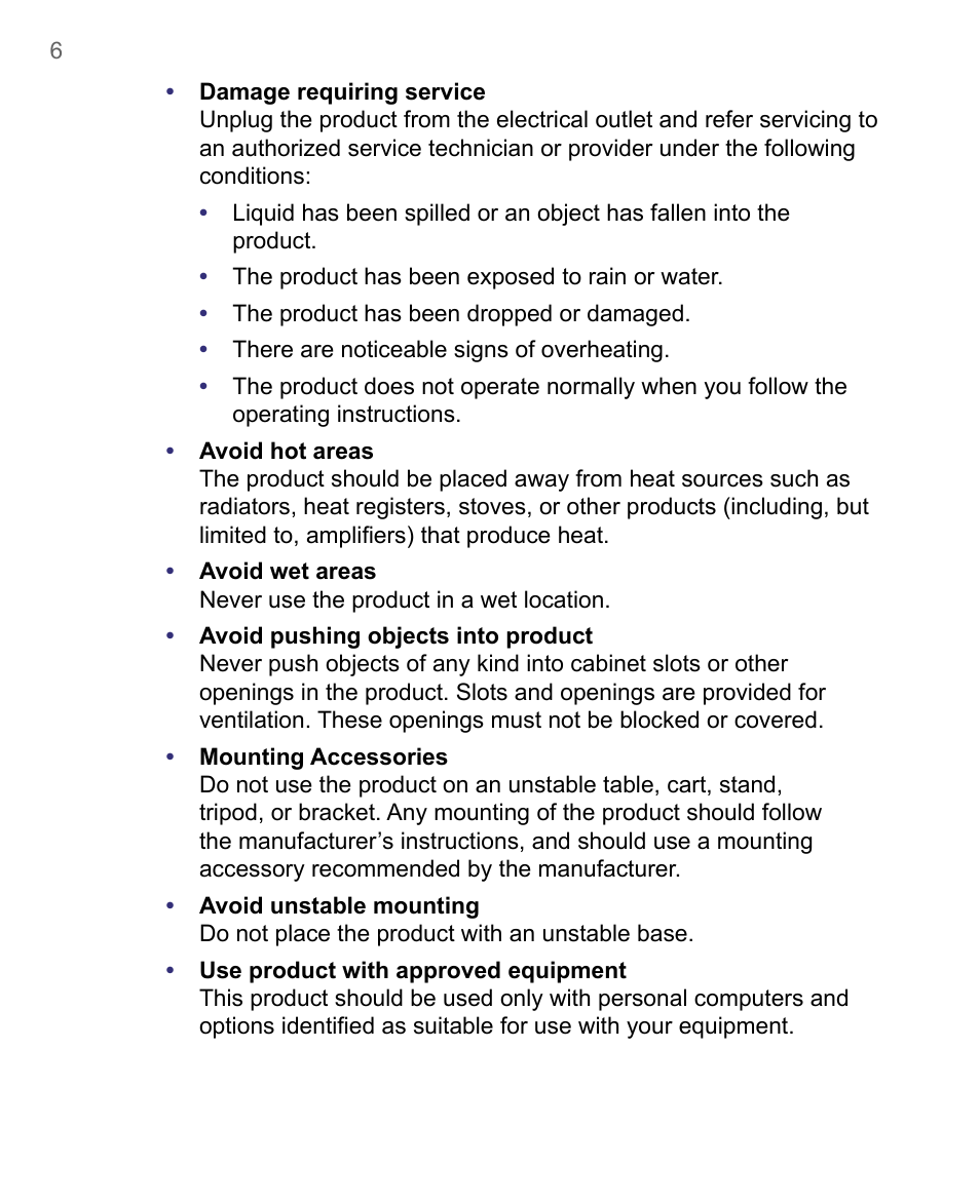 HTC 8500 User Manual | Page 6 / 212