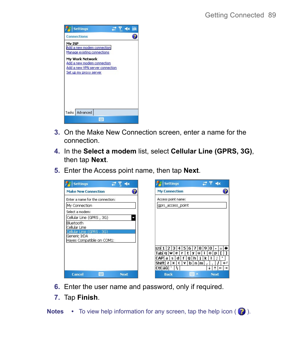 HTC 8500 User Manual | Page 89 / 212