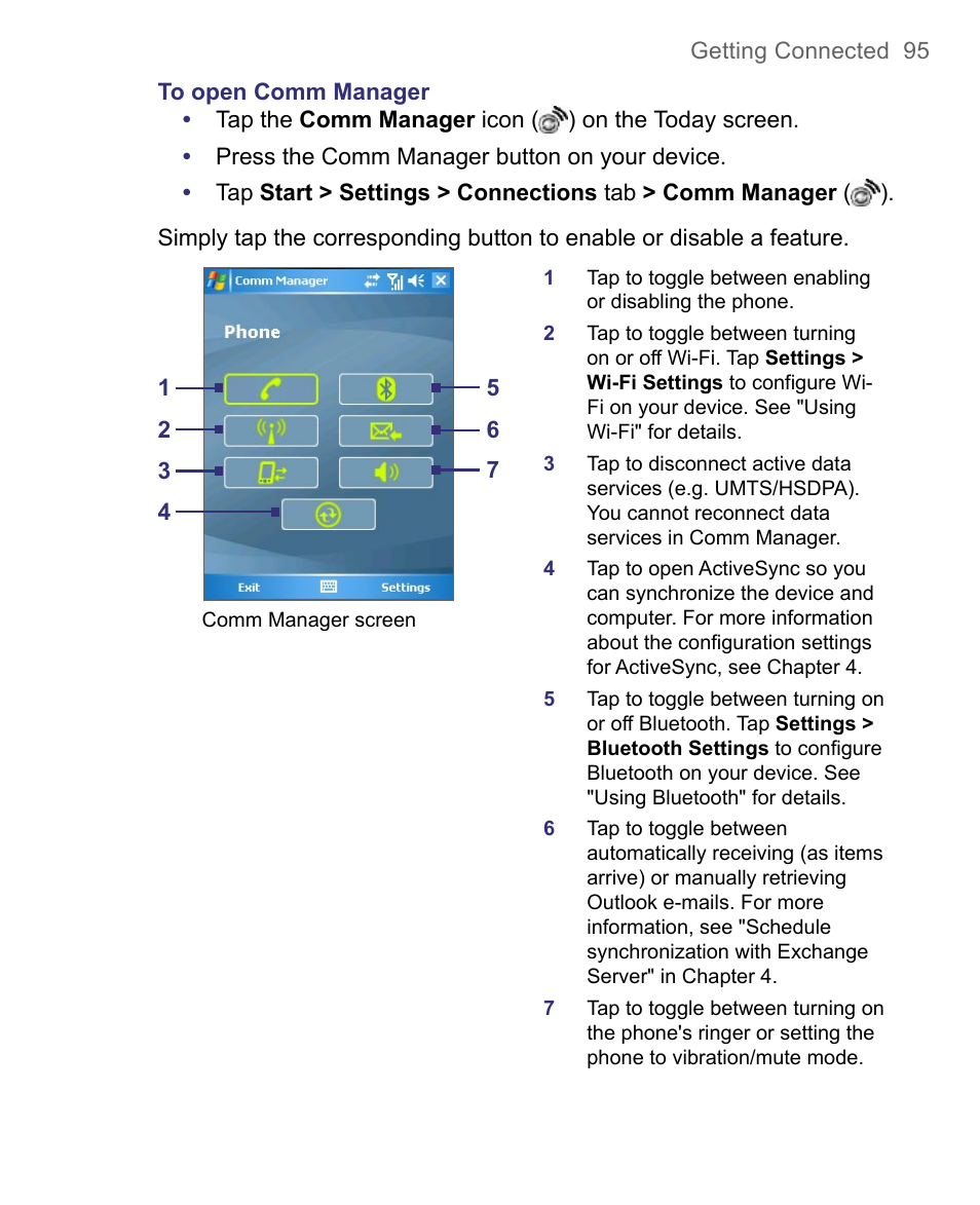 HTC 8500 User Manual | Page 95 / 212