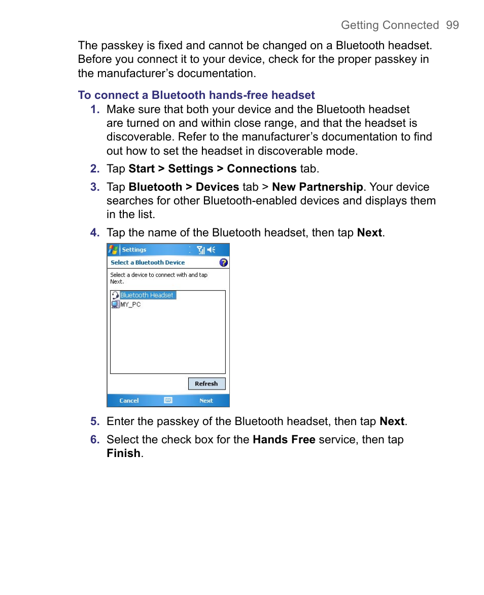 HTC 8500 User Manual | Page 99 / 212