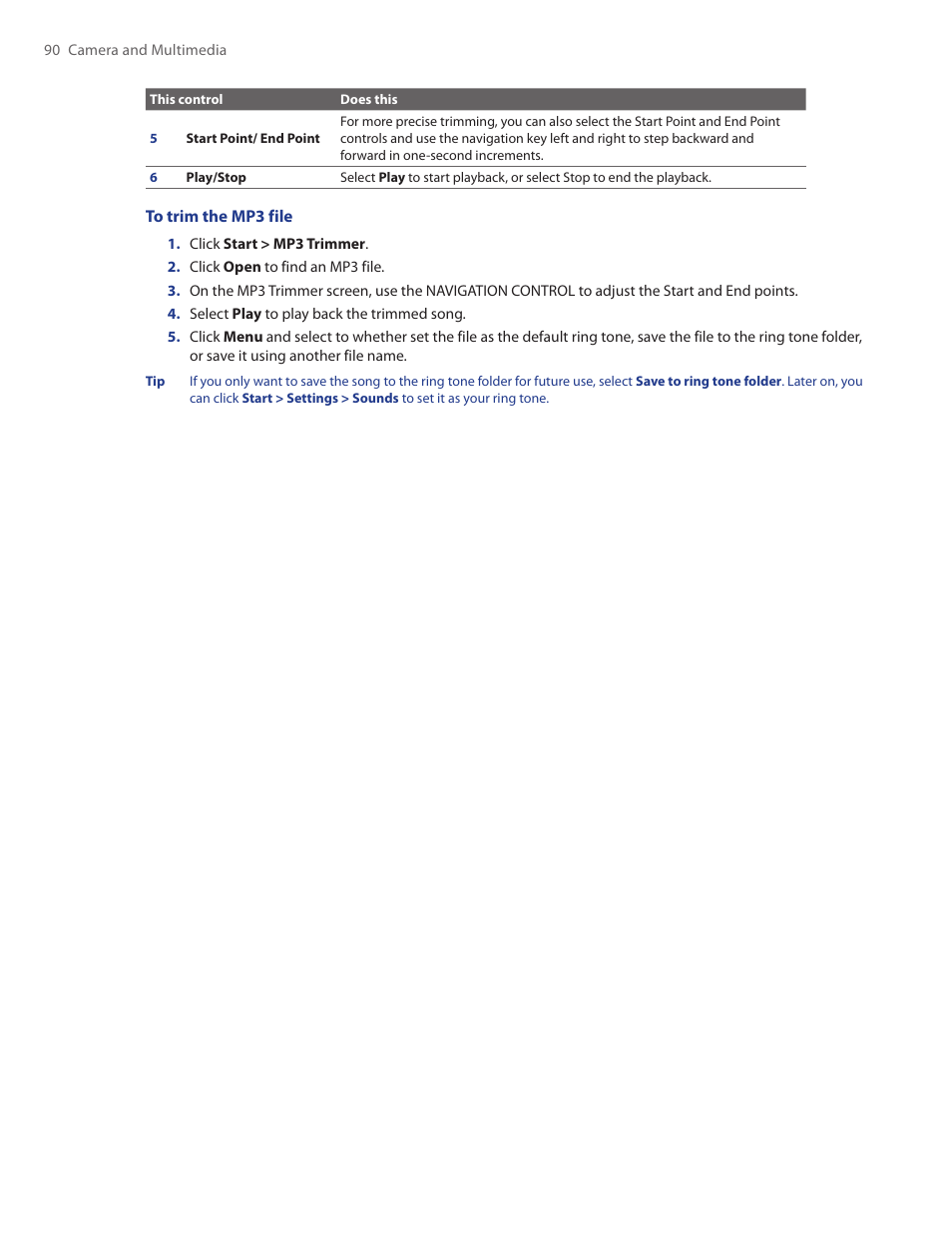 HTC Ozone CEDA100 User Manual | Page 90 / 102