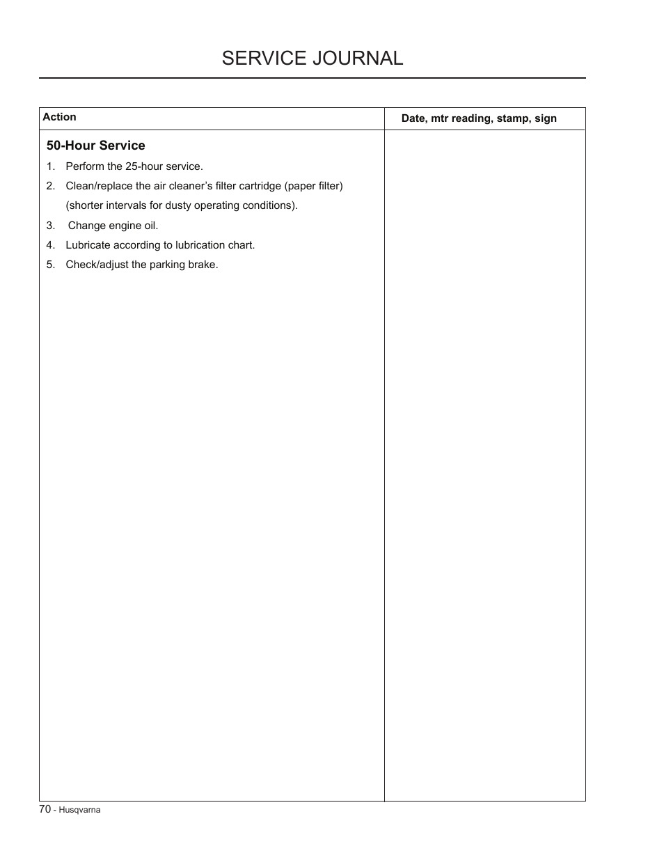 Service journal | HTC LZC5227 / 965879701 User Manual | Page 70 / 76